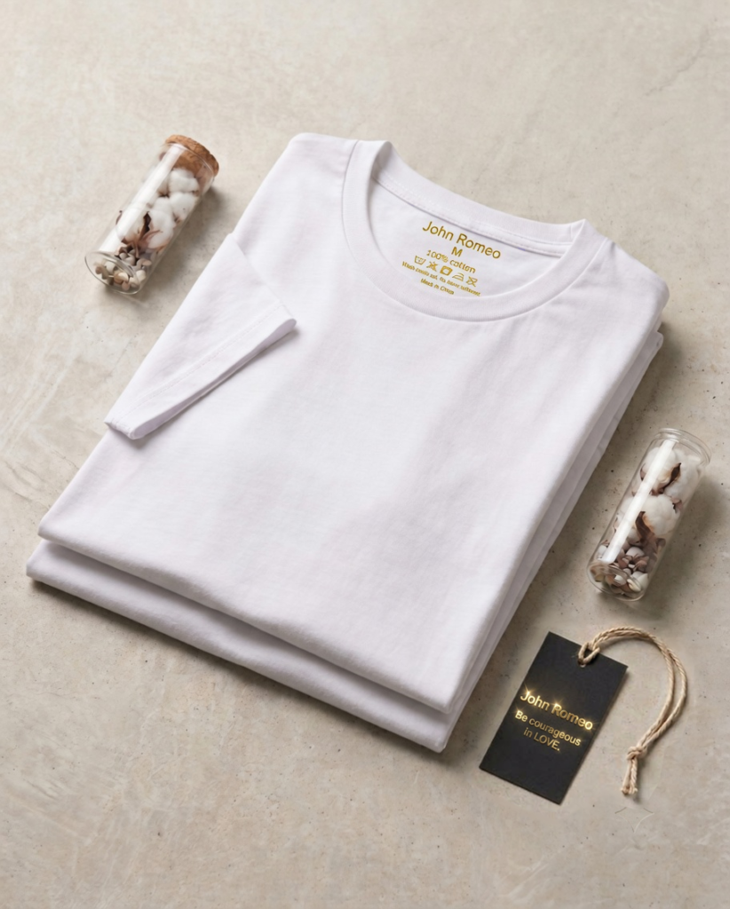 Men's White Undershirt / T-Shirt