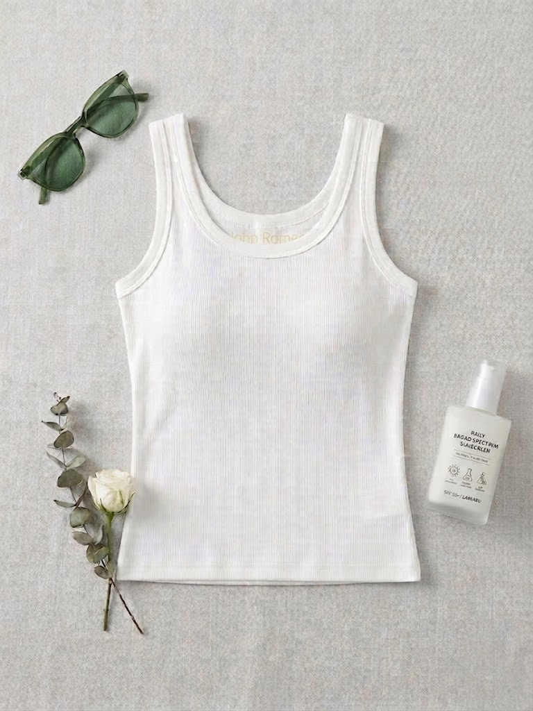 Women's White Tank Top